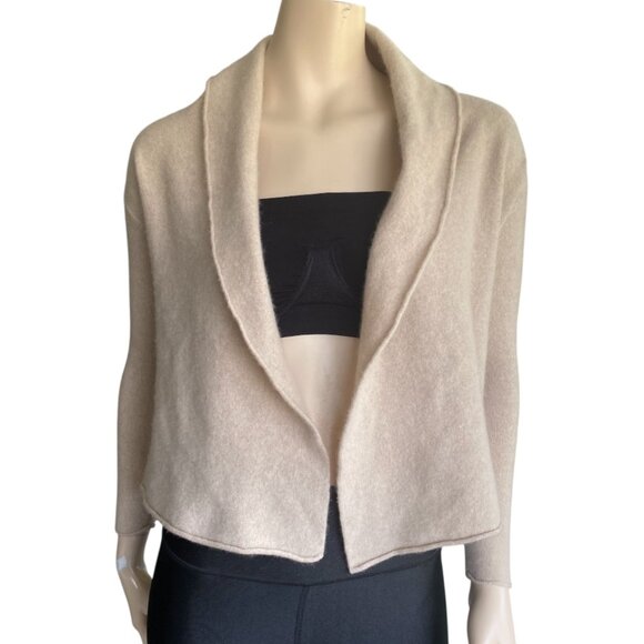 Club Monaco 100% Cashmere Blush Open Shrug Sz XSm - Picture 2 of 9